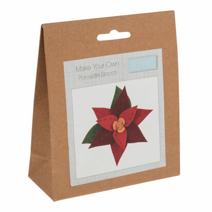 Trimits Felt Decoration Kit: Poinsettia Kit