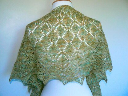 Highland Heather Shawl