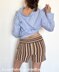Vertical Striped Shorts