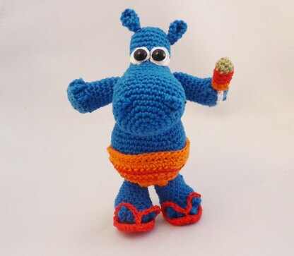 Nilpferd Emil Häkelanleitung