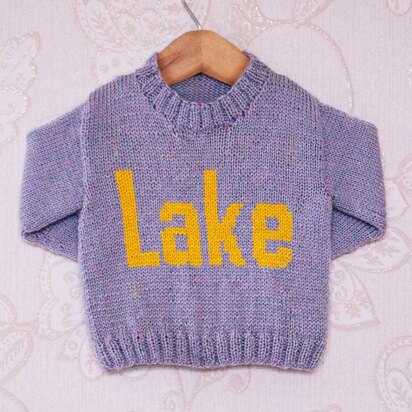 Intarsia - Lake Moniker Chart - Childrens Sweater