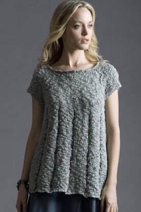 Memories Pleated Tunic in Tahki Yarns Rosa