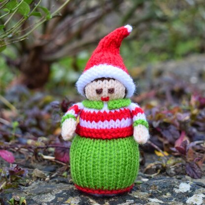 Christmas Elf Doll Knitting Pattern - Toy Knitting Pattern