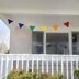 Cheerful Rainbow Bunting Banner