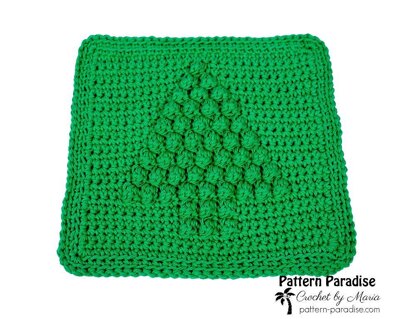 Christmas Tree Dishcloth