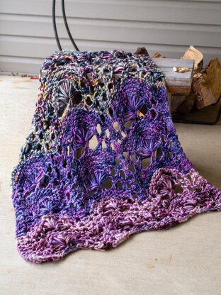 Shell Stitch Throw