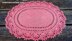 Romantic Oval Doily Placemat Written Pattern