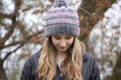 Verity Beanie Slouch Messy Bun