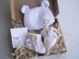 Polar Bear Baby Hat and Booties