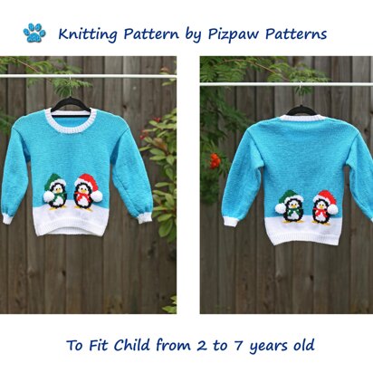 Penguins in the Snow Jumper (20)