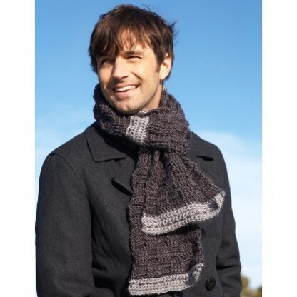 Rugged Weave Scarf in Bernat Vickie Howell Sheep-ish - Downloadable PDF