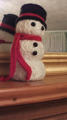 Scented Cabled Snowman