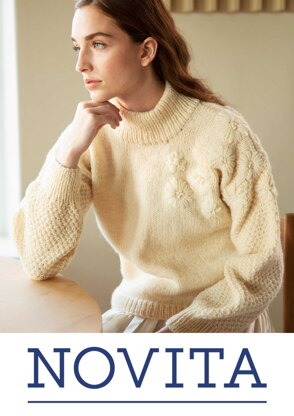 Nuppu Sweater in Novita Natura - Downloadable PDF