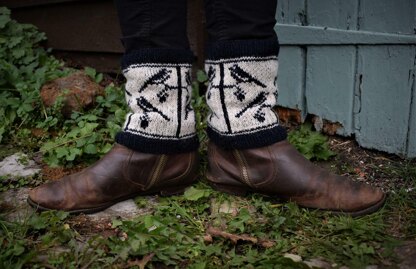 Birds Boot Cuffs