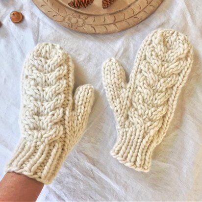 Cozy Cable Mittens