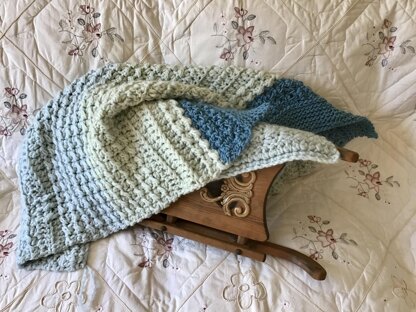 Antique Sled Baby Blanket