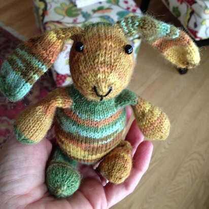 Mini-Sock Yarn Bunny