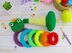Stacking rings Rainbow Frog