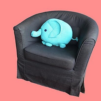 Elephant Pillow Crochet Pattern