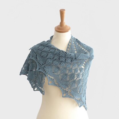 Raindrop Shawlette