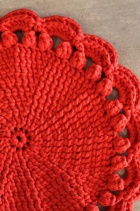 Candy Apple Placemats in Circulo Premium T-shirt Yarn - Downloadable PDF