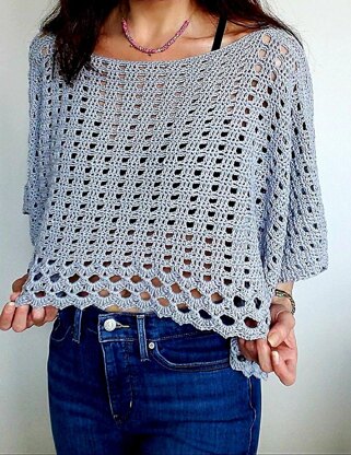 Wispy Summer Poncho