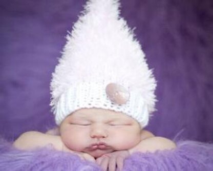 Fluffy Newborn Gnome Hat