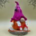 Halloween pumpkin gnome magicalknit