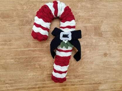 Candy Cane Wreath