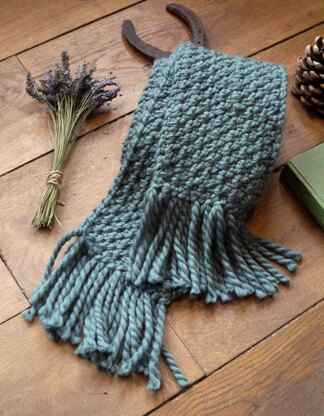 Moss Blanket - Luxury Scarf Crochet Pattern