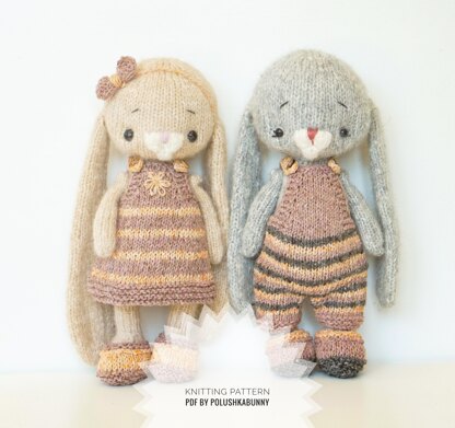 Knitting Pattern - Outfit - Little Baby Clothes for Toy