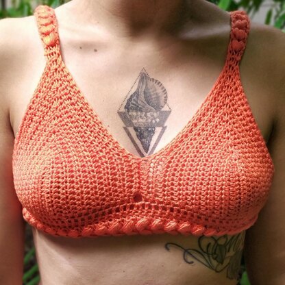 Papillon Bralette Crochet Pattern — Bloodimaryart