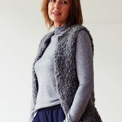 Faithfull Vest in Erika Knight Fur Wool - Downloadable PDF