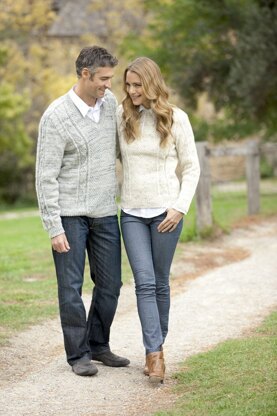 Aran Style Vests Sweaters & Cardigans Book by Patons - 3781