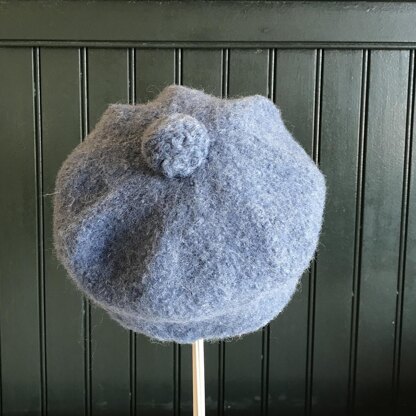 Felted Newsboy Hat