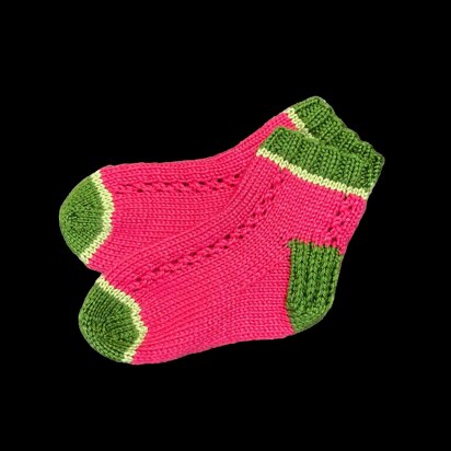 Seedless Watermelon Slipper Socks