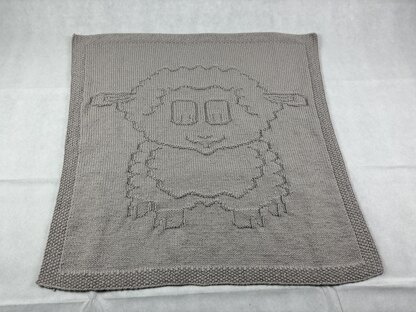 Baby Blanket „Wooly the Sheep" Knitting