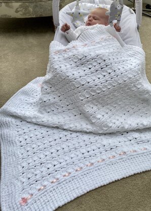 Lacey baby blanket