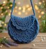 Crochet Half Circle Bag Pattern PDF + Video Tutorial – Boho Purse / Half Moon Handbag DIY