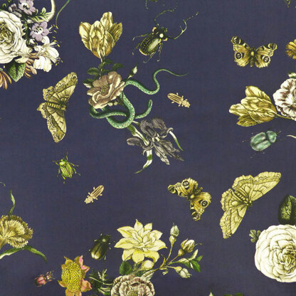 "Cotton Marlie-Care Lawn" von Lady McElroy - Cobra Corsage - Marine - CobraCorsageMarine