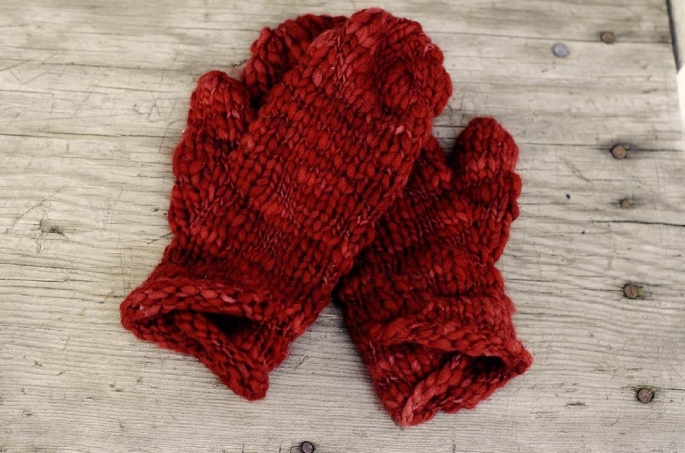 Winter Tulip Mittens Knitting pattern by Kalurah Hudson LoveCrafts