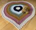 Atria Heart Bobble blanket