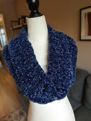 Easiest Rib Knit Cowl