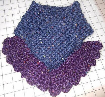 Crocheted Scarflette