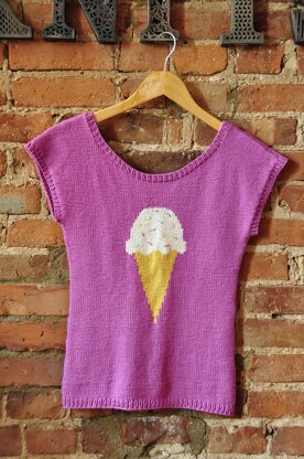 With Sprinkles on Top Ice Cream Bow Back T-Shirt