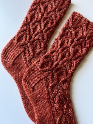 Cosine Wave Socks