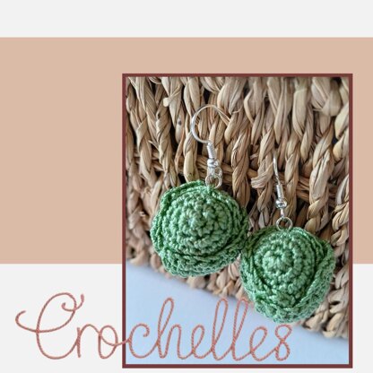 Brussels Sprouts Christmas Earrings