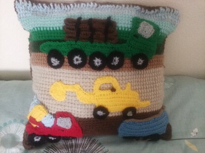 Applique cushion