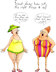 Art Impressions Golden Oldies Cling Rubber Stamp - Selma & Gladys