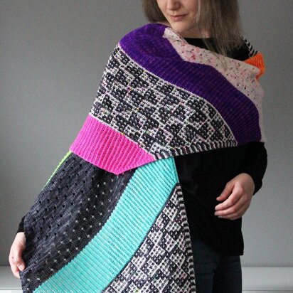 Oh Happy Wrap - knitting pattern